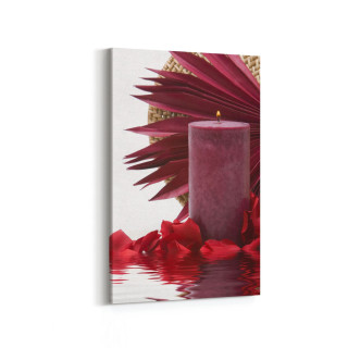 17083D Spa / Masaj Görseli Dikey Kanvas Tablo