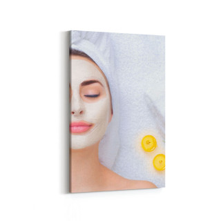 17100D Spa / Masaj Görseli Dikey Kanvas Tablo
