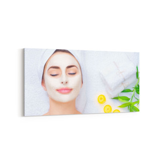 17100YD Spa / Masaj Görseli Yatay Dar Kanvas Tablo