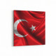 17528K Türk Bayrağı Görseli Kare Kanvas Tablo