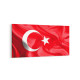 17529YD Türk Bayrağı Görseli Yatay Dar Kanvas Tablo