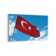 17535Y Türk Bayrağı Görseli Yatay Kanvas Tablo