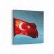 17538K Türk Bayrağı Görseli Kare Kanvas Tablo
