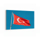 17545Y Türk Bayrağı Görseli Yatay Kanvas Tablo