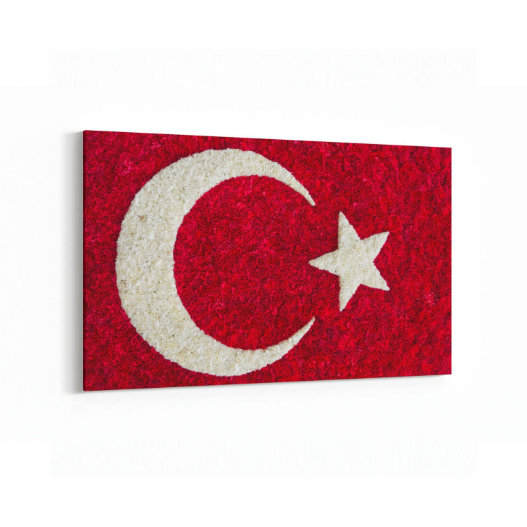 17546Y Türk Bayrağı Görseli Yatay Kanvas Tablo