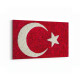 17546Y Türk Bayrağı Görseli Yatay Kanvas Tablo