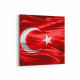 17553K Türk Bayrağı Görseli Kare Kanvas Tablo