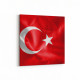 17555K Türk Bayrağı Görseli Kare Kanvas Tablo