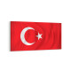 17556YD Türk Bayrağı Görseli Yatay Dar Kanvas Tablo