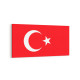 17562YD Türk Bayrağı Görseli Yatay Dar Kanvas Tablo