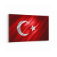 17563Y Türk Bayrağı Görseli Yatay Kanvas Tablo
