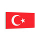 17565YD Türk Bayrağı Görseli Yatay Dar Kanvas Tablo