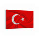 17574Y Türk Bayrağı Görseli Yatay Kanvas Tablo