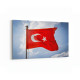 17583Y Türk Bayrağı Görseli Yatay Kanvas Tablo