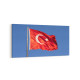17585YD Türk Bayrağı Görseli Yatay Dar Kanvas Tablo