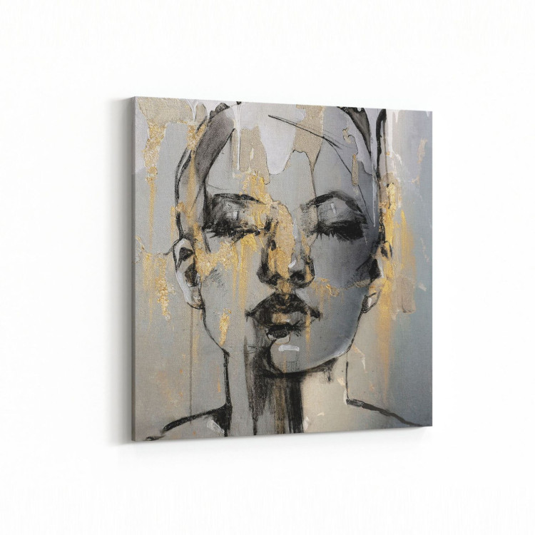 17715K Yağlı Boya Görseli Kare Kanvas Tablo