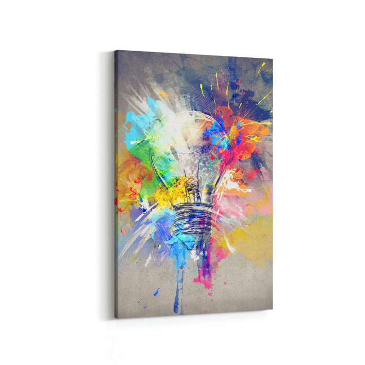 17726D Yağlı Boya Görseli Dikey Kanvas Tablo