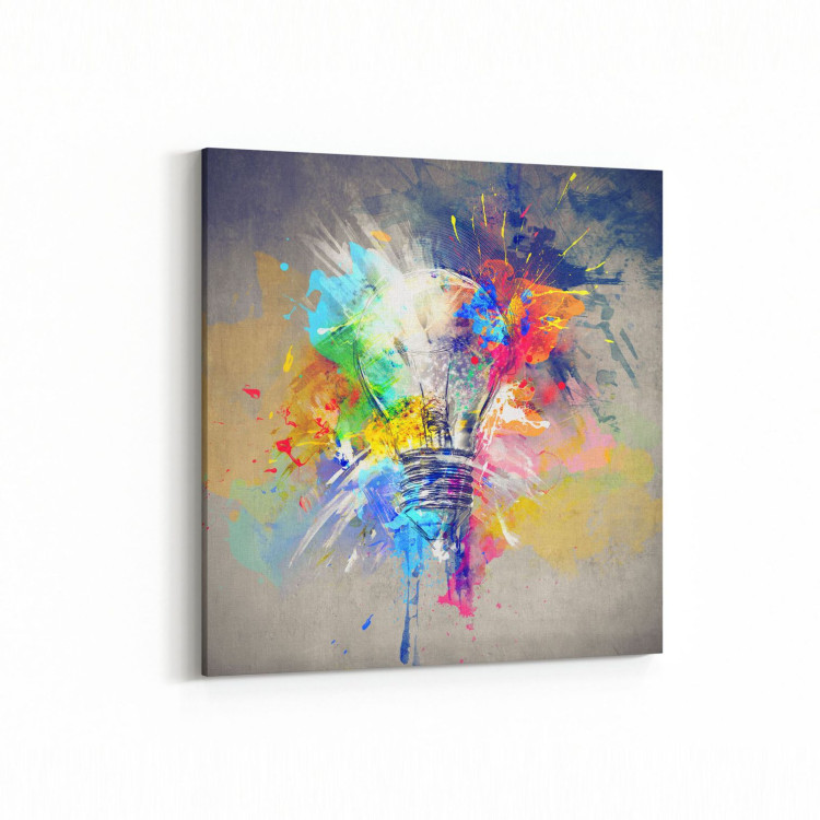 17726K Yağlı Boya Görseli Kare Kanvas Tablo