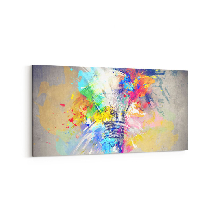 17726YD Yağlı Boya Görseli Yatay Dar Kanvas Tablo