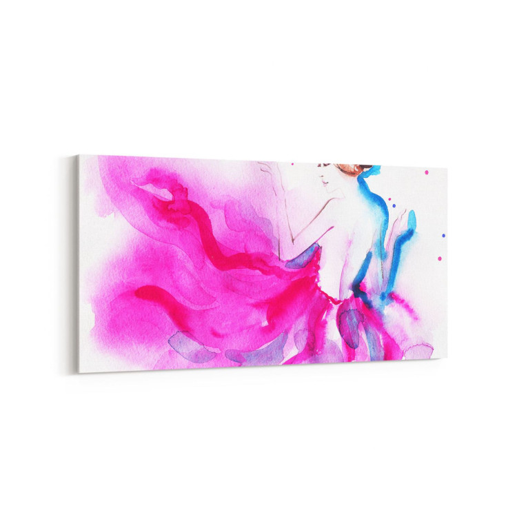 17729YD Yağlı Boya Görseli Yatay Dar Kanvas Tablo