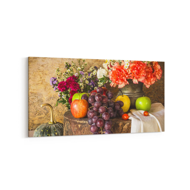 17731YD Yağlı Boya Görseli Yatay Dar Kanvas Tablo