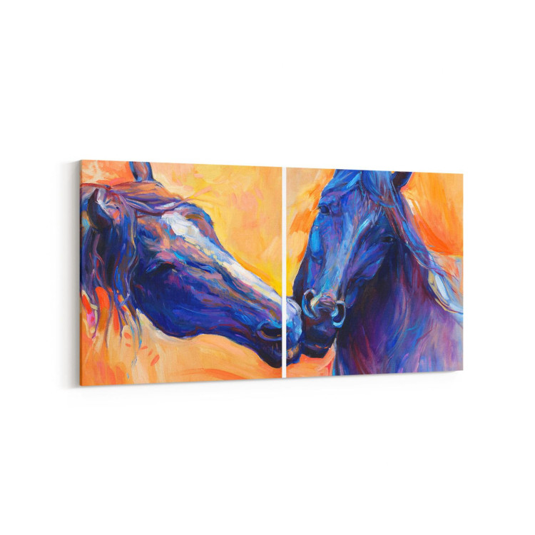 17738YD Yağlı Boya Görseli Yatay Dar Kanvas Tablo