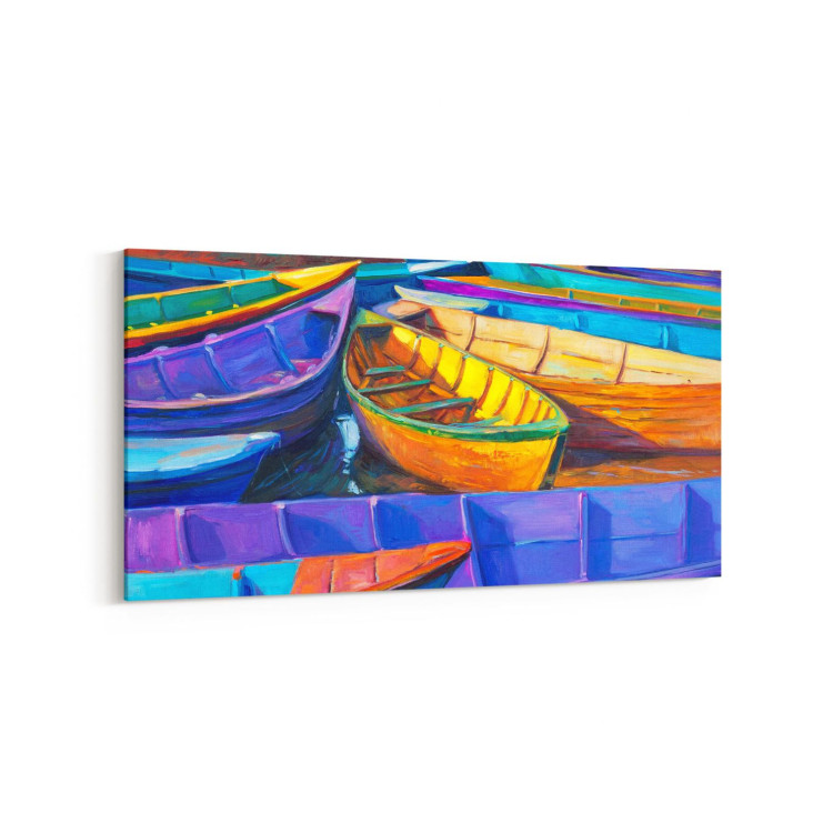 17748YD Yağlı Boya Görseli Yatay Dar Kanvas Tablo