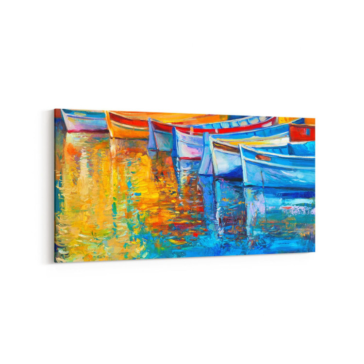 17749YD Yağlı Boya Görseli Yatay Dar Kanvas Tablo