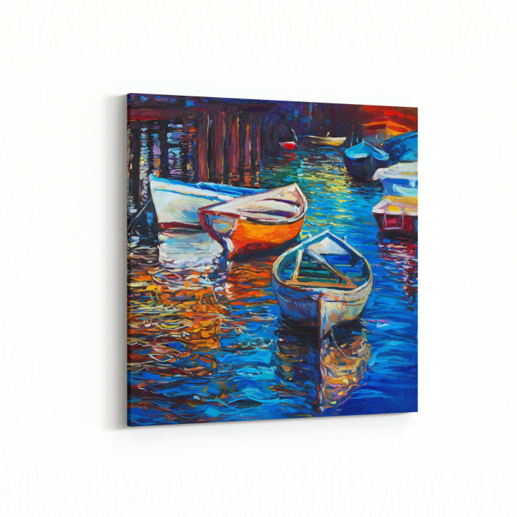 17757K Yağlı Boya Görseli Kare Kanvas Tablo