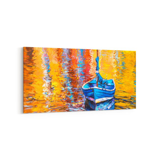 17778YD Yağlı Boya Görseli Yatay Dar Kanvas Tablo