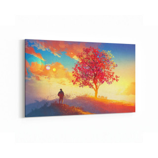 17783Y Yağlı Boya Görseli Yatay Kanvas Tablo