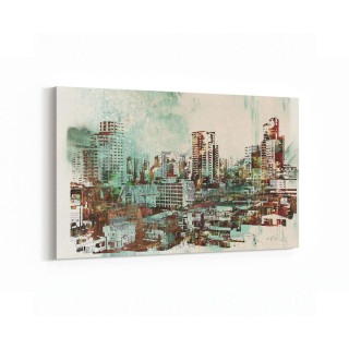 17792Y Yağlı Boya Görseli Yatay Kanvas Tablo